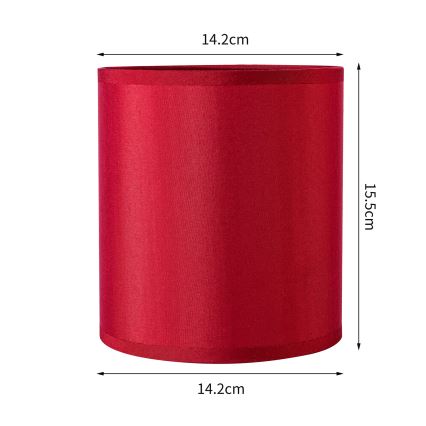 Brilagi - Pantalla universal NUBILA E27 15,5x14 cm Pompeyano rojo