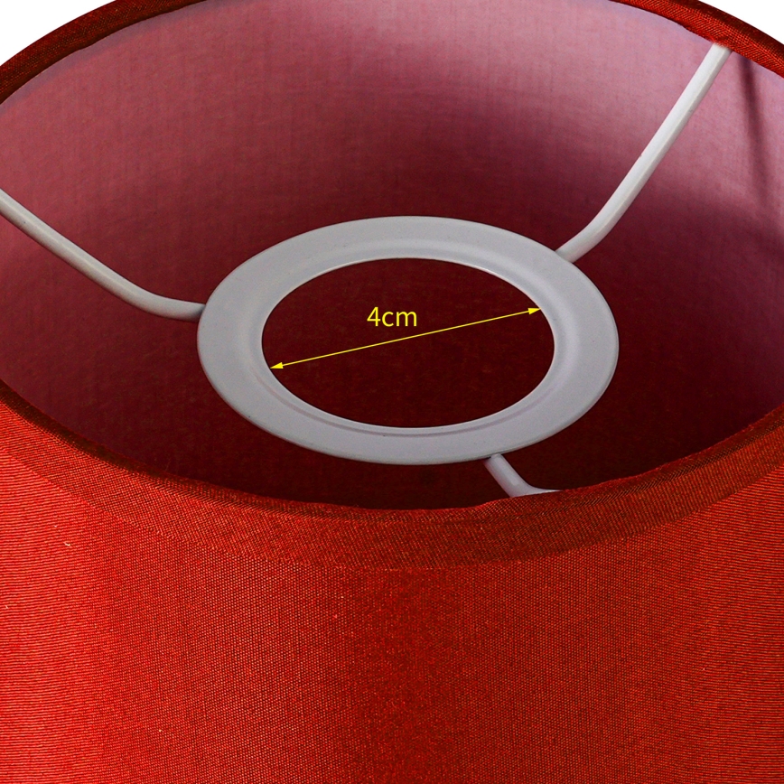 Brilagi - Pantalla universal NUBILA E27 15,5x14 cm roja