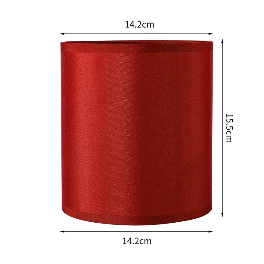 Brilagi - Pantalla universal NUBILA E27 15,5x14 cm roja