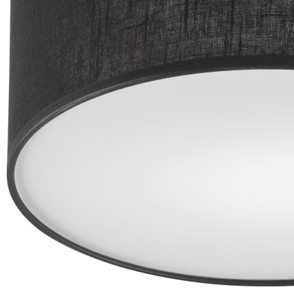 Brilagi - Plafón BELLADONNA 1xE27/15W/230V d. 30 cm negro/roble