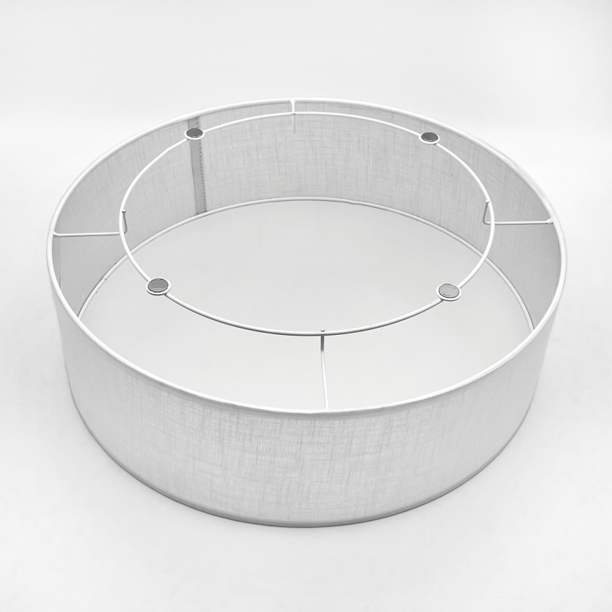 Brilagi - Plafón BELLADONNA 2xE27/15W/230V diá. 40 cm blanco/roble cereza