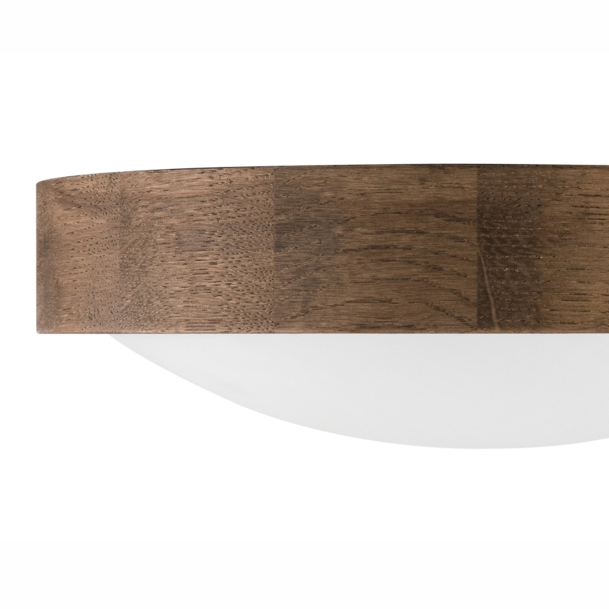Brilagi - Plafón CARVALHO SLIM 1xE27/60W/230V roble diá. 27 cm