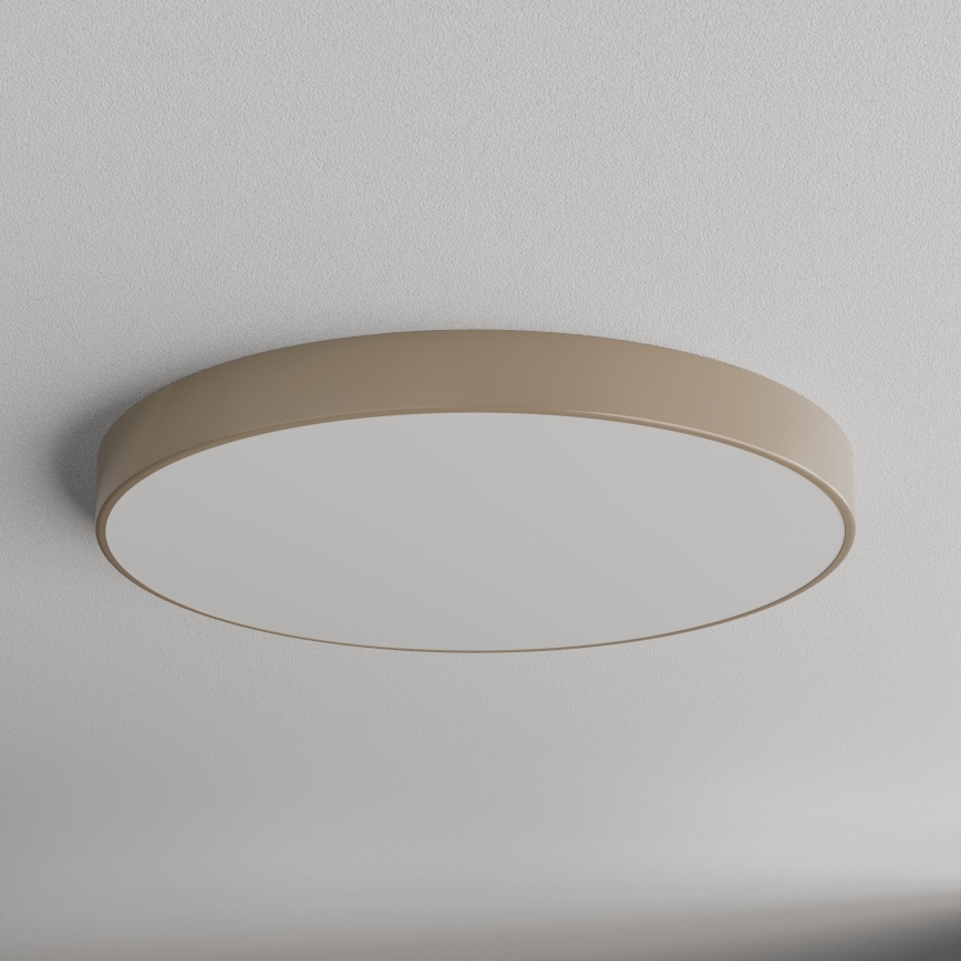 Brilagi - Plafón CLARE 6xE27/24W/230V diá. 80 cm beige
