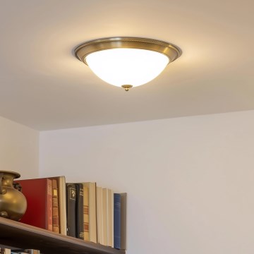Brilagi - Plafón CLASSIC 3xE27/60W/230V bronce