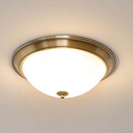 Brilagi - Plafón CLASSIC 3xE27/60W/230V bronce