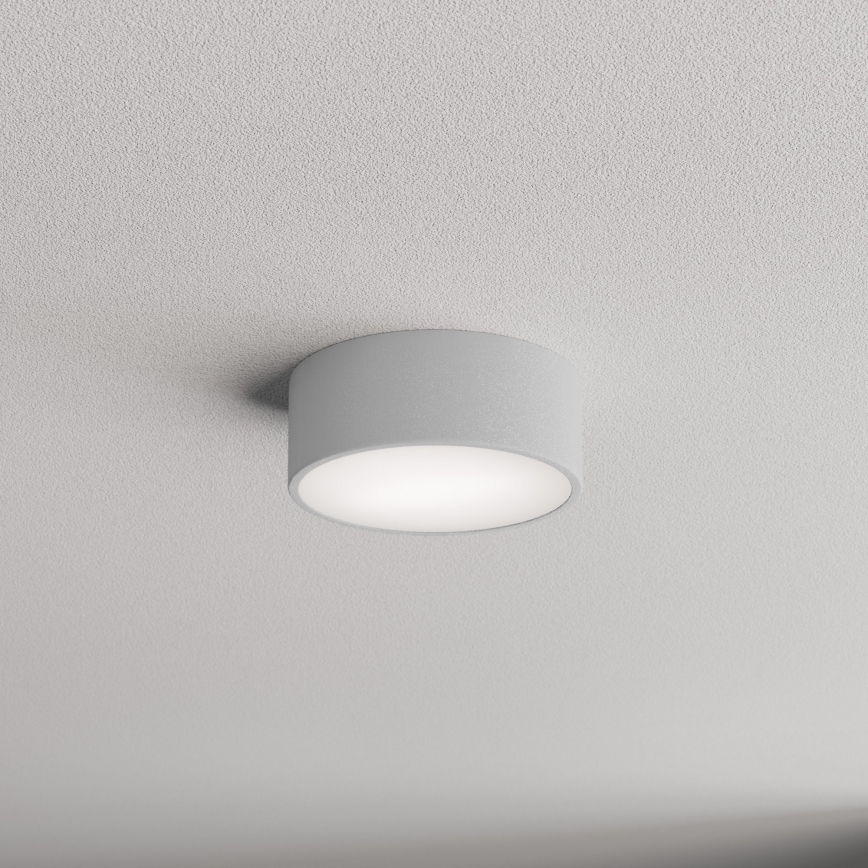 Brilagi - Plafón con sensor CLARE 1xE27/24W/230V diá. 20 cm gris
