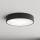 Brilagi - Plafón de baño CLARE 3xE27/24W/230V diá. 40 cm negro IP54