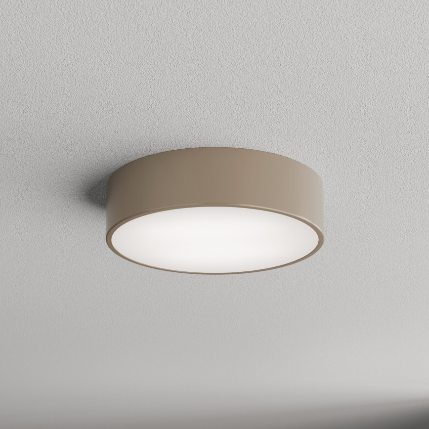 Brilagi - Plafón de baño con sensor CLARE 2xE27/48W/230V diá. 30 cm IP54 beige