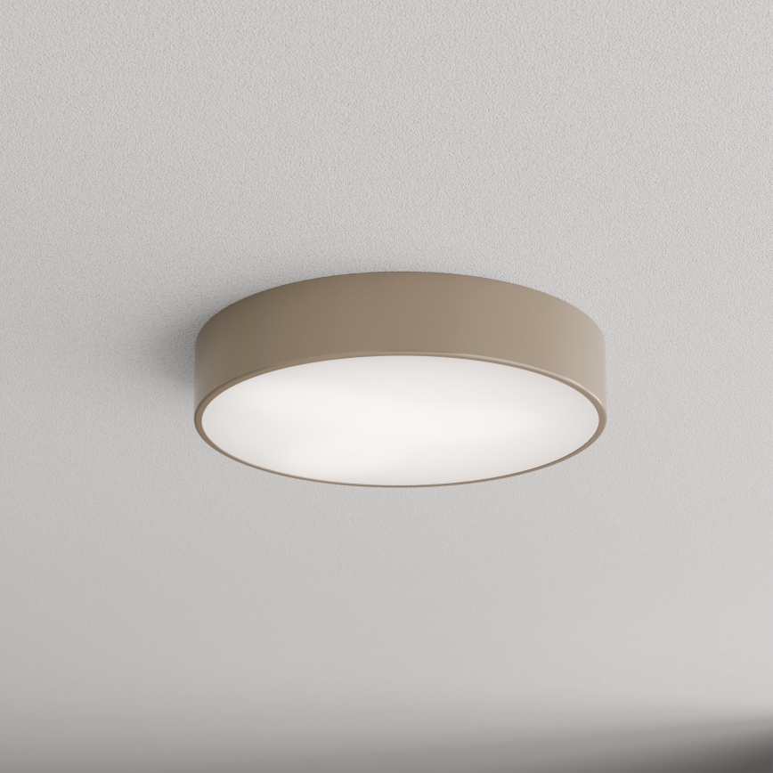 Brilagi - Plafón de baño con sensor CLARE 3xE27/72W/230V diá. 40 cm IP54 beige