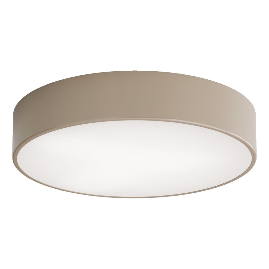 Brilagi - Plafón de exterior con sensor CLARE 3xE27/72W/230V diá. 40 cm IP54 beige