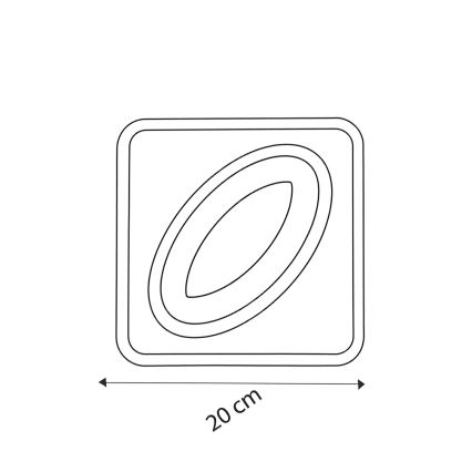 Brilagi - Plafón de techo LED MODERN MINI LED/32W/230V 3000/4000/6000K