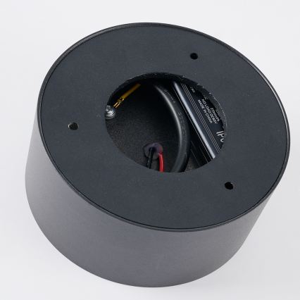 Brilagi - Lámpara de techo para baño FORIS LED/9W/230V Ø 9 cm antracita IP44 CRI 90