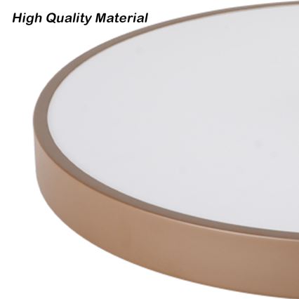 Brilagi - Luminaria de techo LED regulable POOL LED/60W/230V 3000-6000K Ø 50 cm marrón + mando a distancia