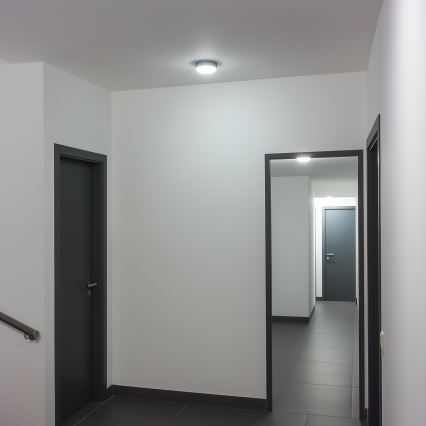 Brilagi - Plafón industrial LED SIMA LED/12W/230V IP65 negro