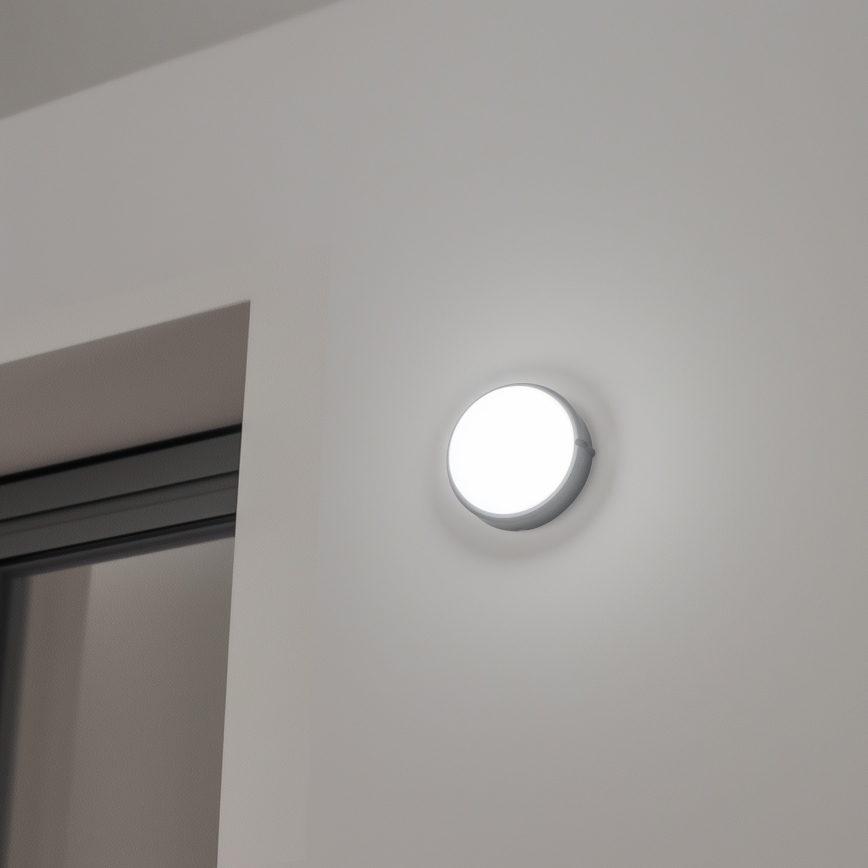 Brilagi - Plafón industrial LED SIMA LED/12W/230V IP65 negro