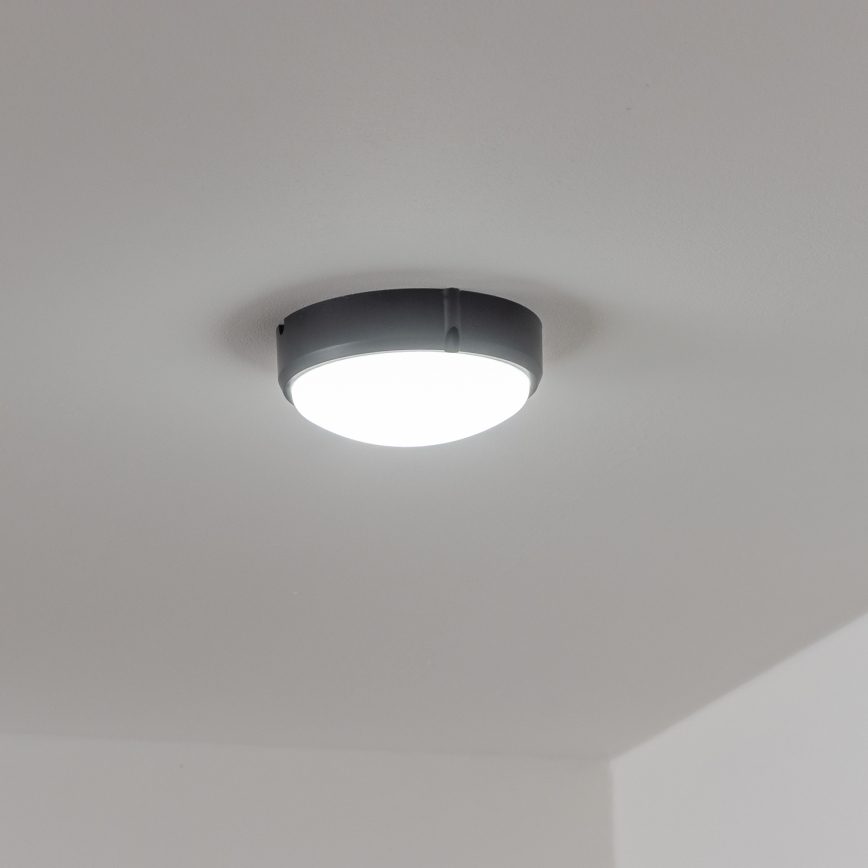 Brilagi - Plafón industrial LED SIMA LED/12W/230V IP65 negro
