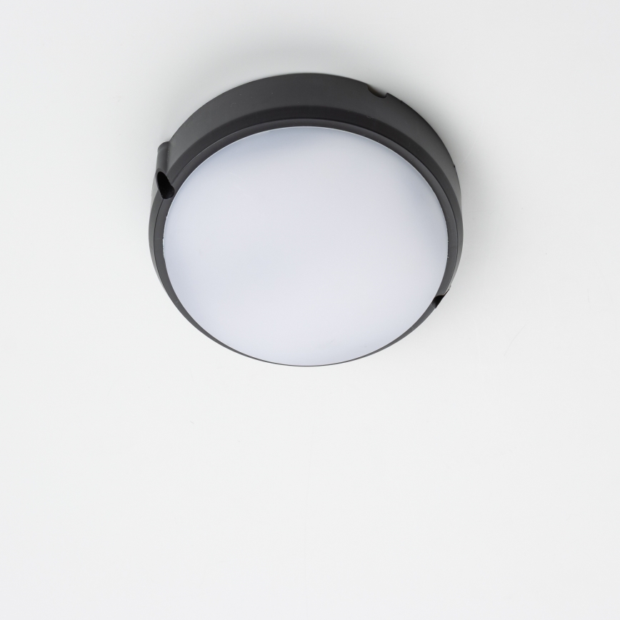 Brilagi - Plafón industrial LED SIMA LED/12W/230V IP65 negro