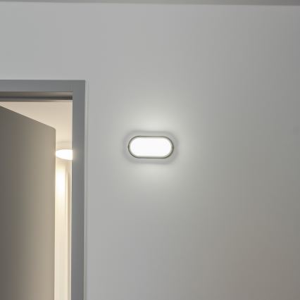 Brilagi - Plafón industrial LED SIMA LED/12W/230V IP65 negro