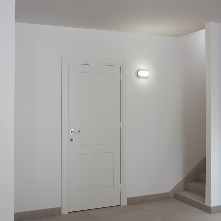 Brilagi - Plafón industrial LED SIMA LED/12W/230V IP65 negro