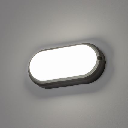 Brilagi - Plafón industrial LED SIMA LED/12W/230V IP65 negro