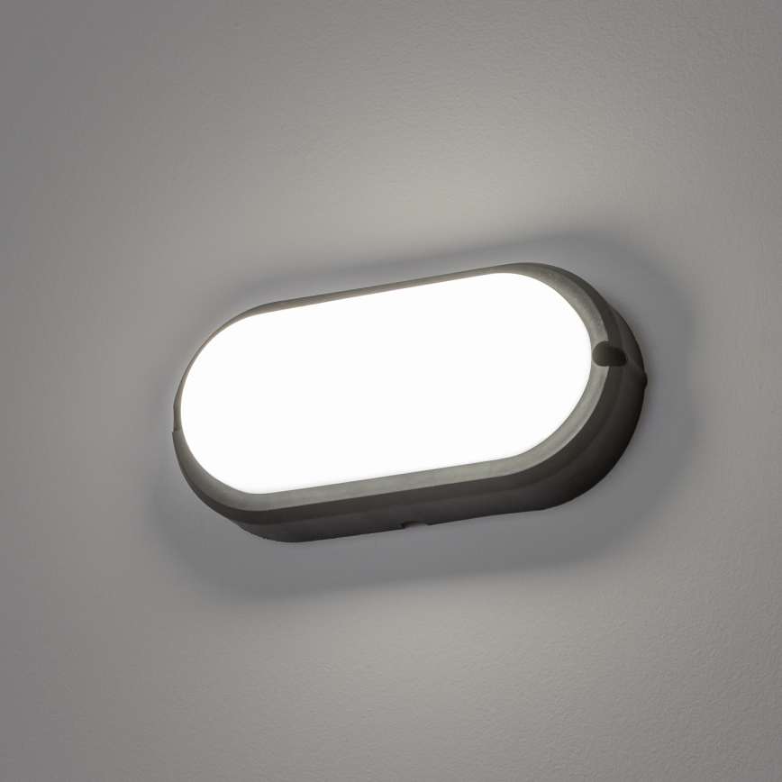 Brilagi - Plafón industrial LED SIMA LED/12W/230V IP65 negro