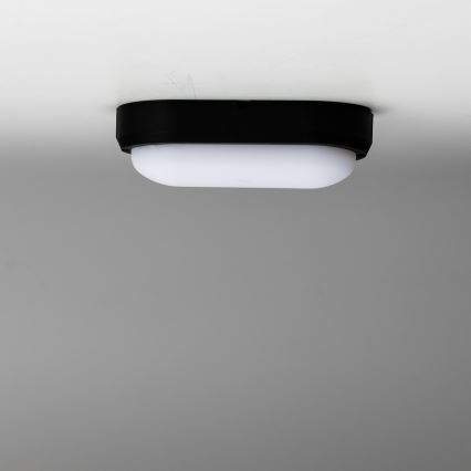 Brilagi - Plafón industrial LED SIMA LED/12W/230V IP65 negro