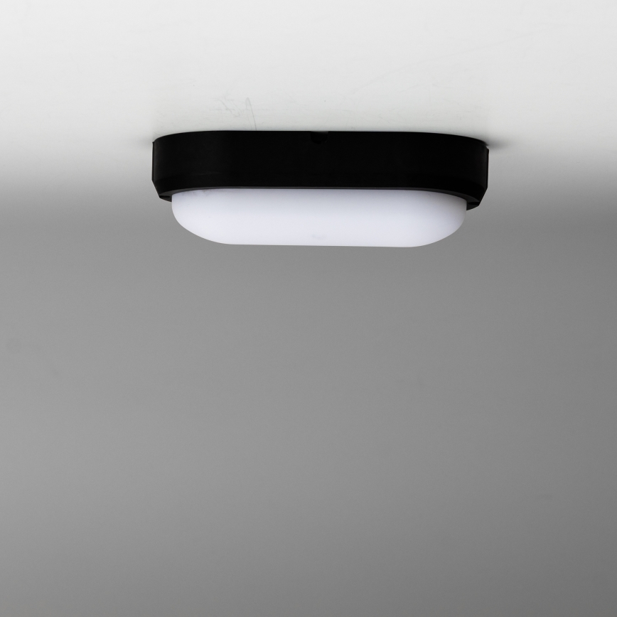 Brilagi - Plafón industrial LED SIMA LED/12W/230V IP65 negro