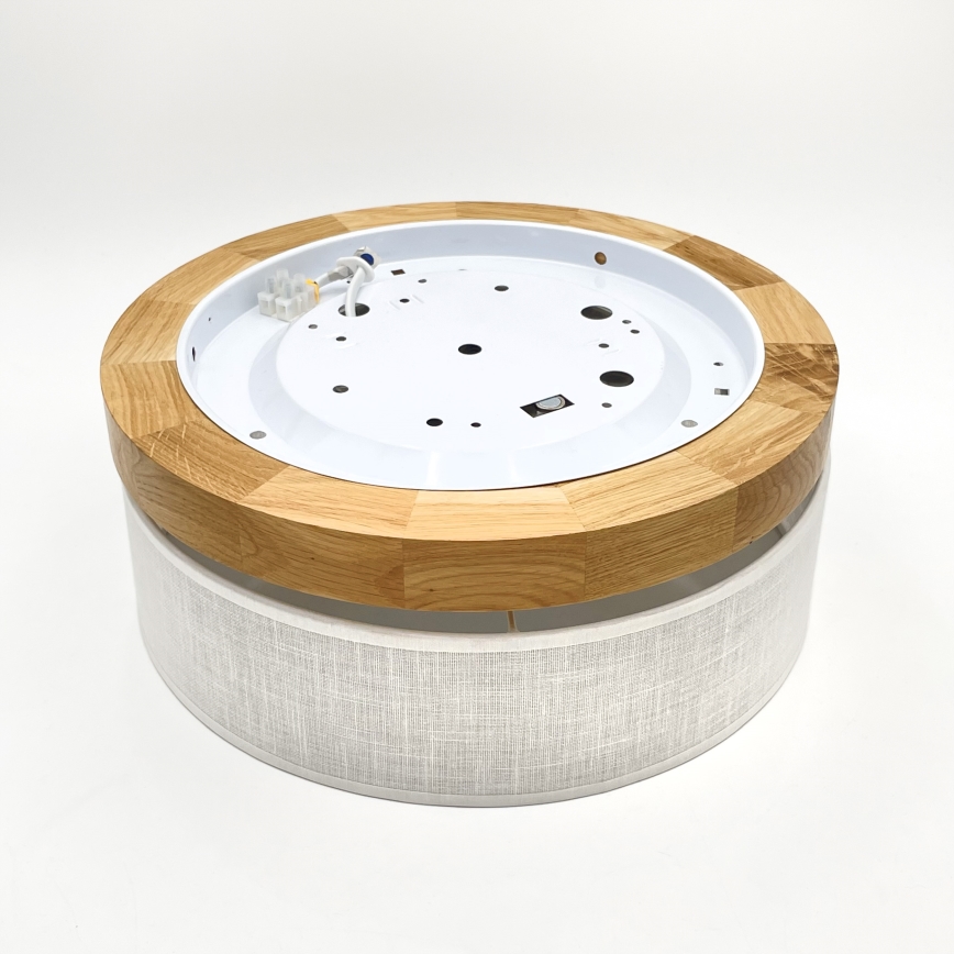 Brilagi - Plafón LED BELLADONNA LED/20W/230V Ø 30 cm blanco/roble