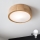 Brilagi - Plafón LED CARVALHO 1xE27/60W/230V roble diá. 27,5 cm