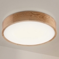 Brilagi - Plafón LED CARVALHO LED/36W/230V roble Ø 47,5 cm