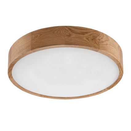 Brilagi - Plafón LED CARVALHO LED/36W/230V roble Ø 47,5 cm
