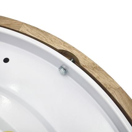 Brilagi - Plafón LED CARVALHO LED/36W/230V roble Ø 47,5 cm