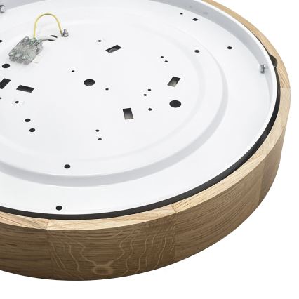 Brilagi - Plafón LED CARVALHO LED/36W/230V roble Ø 47,5 cm