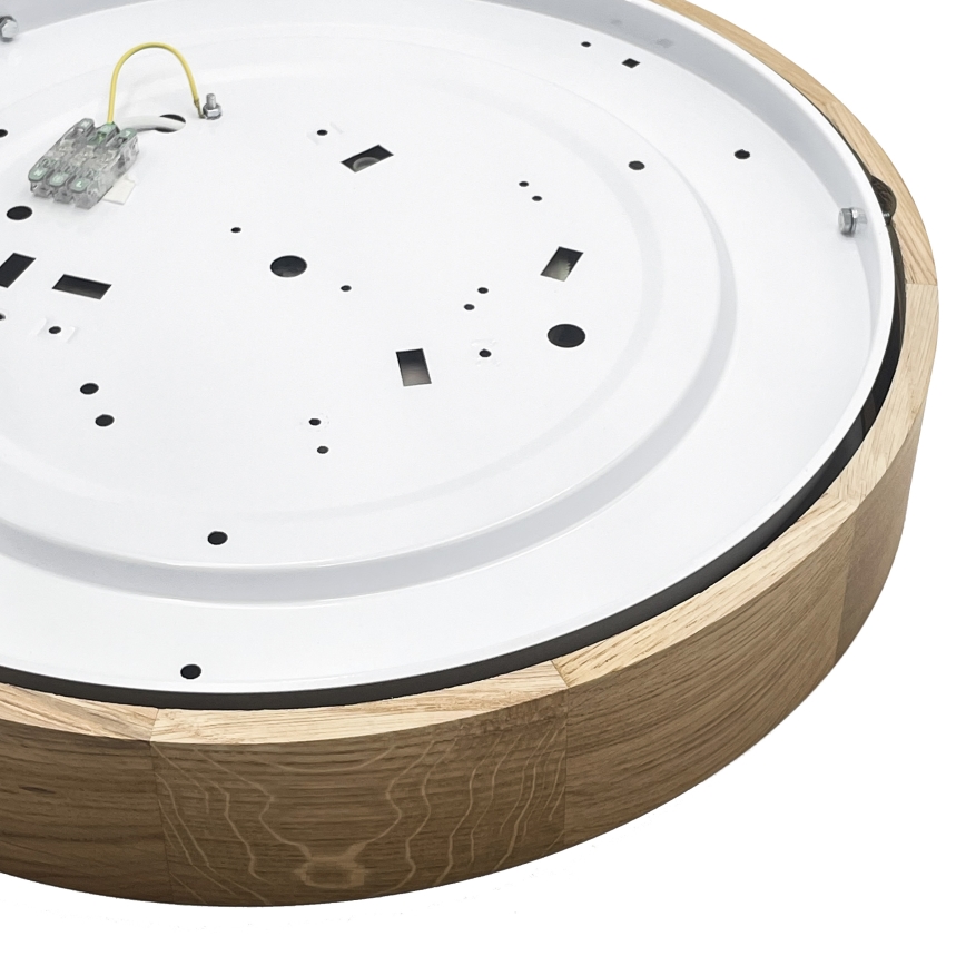 Brilagi - Plafón LED CARVALHO LED/36W/230V roble Ø 47,5 cm