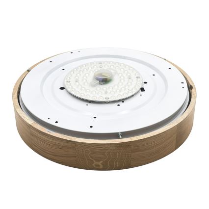 Brilagi - Plafón LED CARVALHO LED/36W/230V roble Ø 47,5 cm