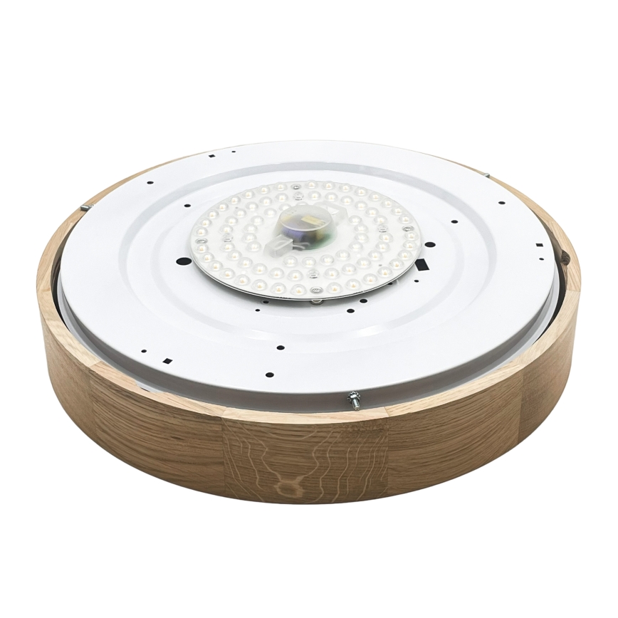 Brilagi - Plafón LED CARVALHO LED/36W/230V roble Ø 47,5 cm