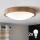 Brilagi - Plafón LED CARVALHO SLIM 2xE27/60W/230V roble diá. 37 cm
