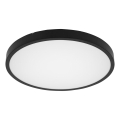 Brilagi - Plafón LED de baño con sensor ZENNA LED/24W/230V diámetro 35 cm IP44 negro