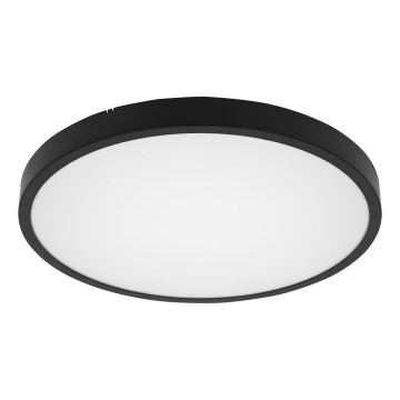 Brilagi - Plafón LED de baño con sensor ZENNA LED/24W/230V diámetro 35 cm IP44 negro