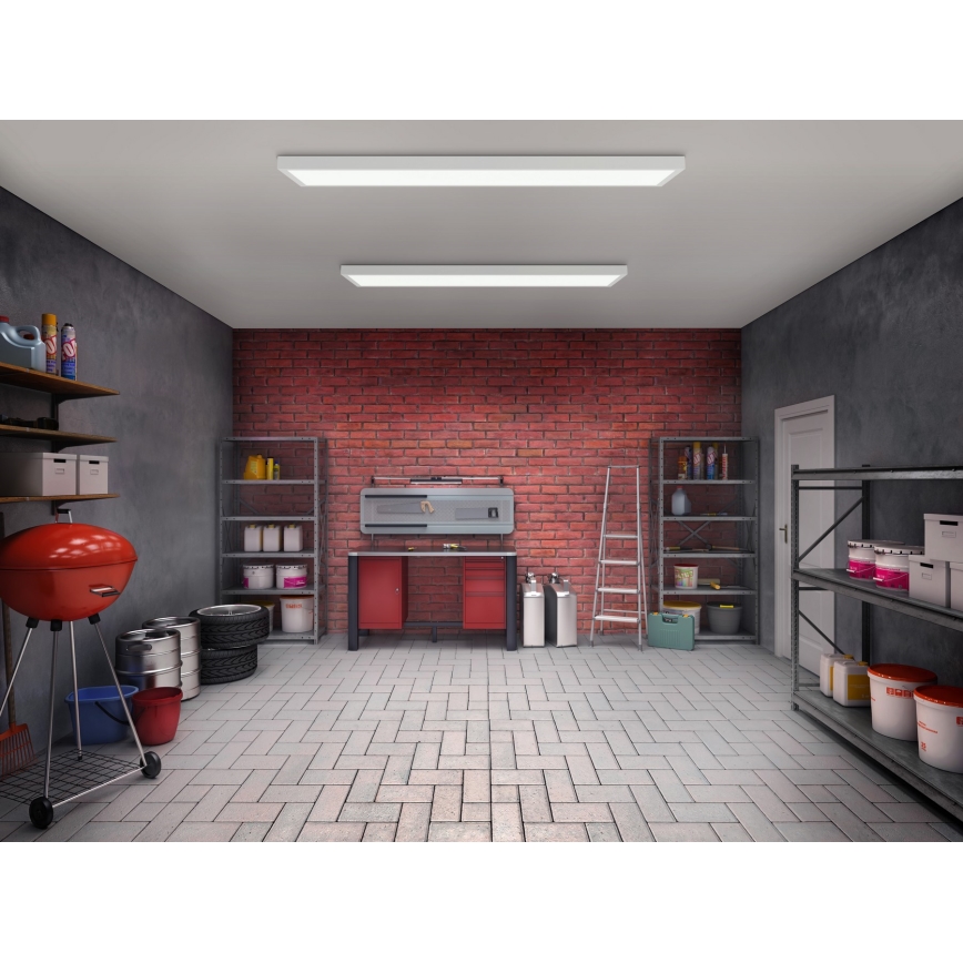 Brilagi - Plafón LED de baño FRAME LED/40W/230V 120x30 cm IP44 blanco