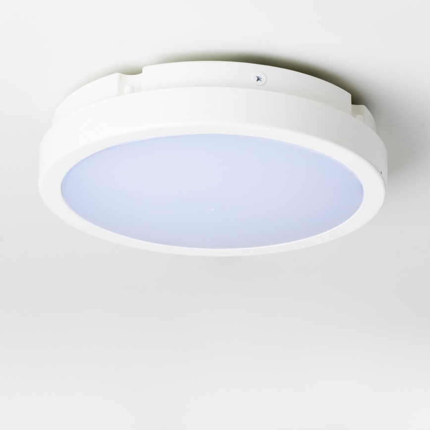 Brilagi - Plafón LED de baño PERA LED/18W/230V diá. 22 cm IP65 blanco