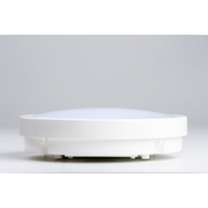 Brilagi - Plafón LED de baño PERA LED/18W/230V diá. 22 cm IP65 blanco