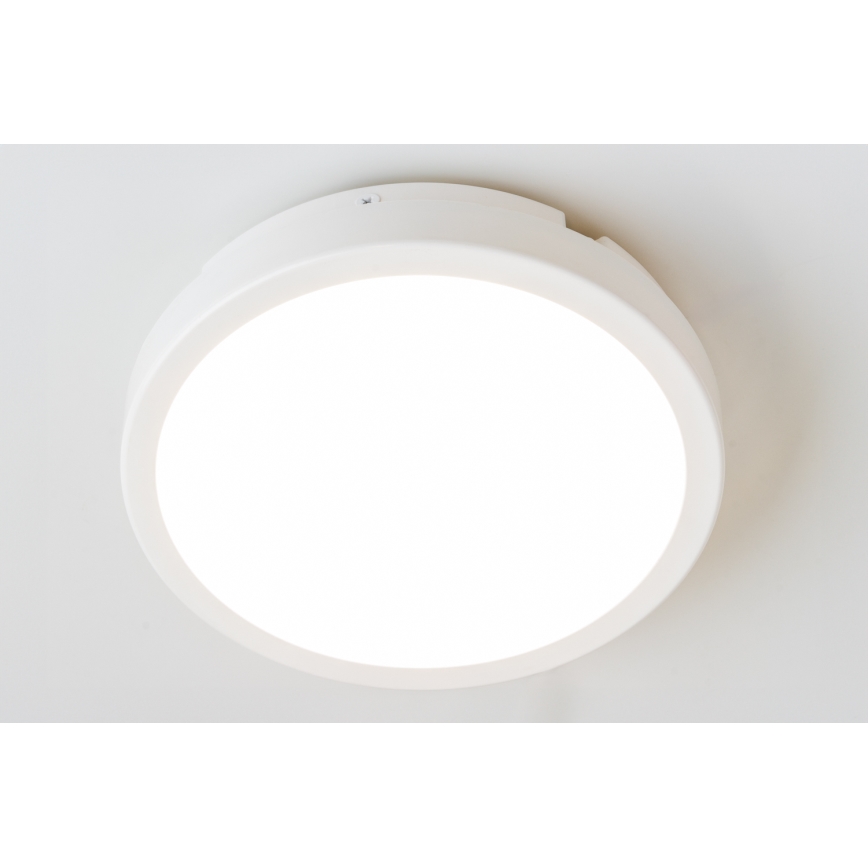 Brilagi - Plafón LED de baño PERA LED/18W/230V diá. 22 cm IP65 blanco
