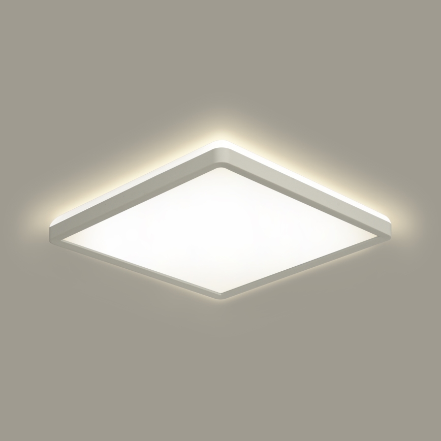 Brilagi - Plafón LED de baño ULTRA SLIM LED/18W/230V 30x30 cm blanco IP54