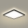 Brilagi - Plafón LED de baño ULTRA SLIM LED/18W/230V 30x30 cm negro IP54