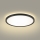 Brilagi - Plafón LED de baño ULTRA SLIM LED/18W/230V diá. 30 cm negro IP54