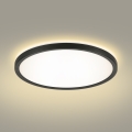 Brilagi - Plafón LED de baño ULTRA SLIM LED/24W/230V diá. 42 cm negro IP54