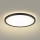 Brilagi - Plafón LED de baño ULTRA SLIM LED/24W/230V diá. 42 cm negro IP54