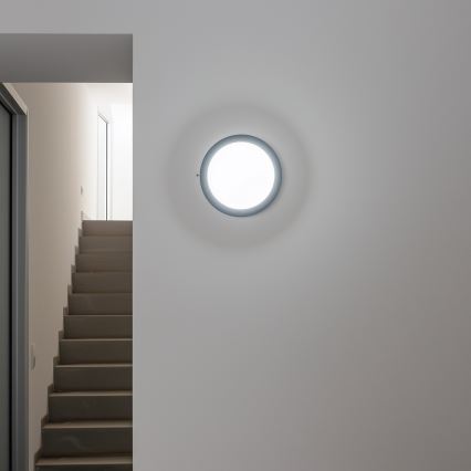 Brilagi - Plafón LED de exterior LED/13W/230V diá. 17 cm IP54 antracita