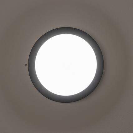 Brilagi - Plafón LED de exterior LED/13W/230V diá. 17 cm IP54 antracita